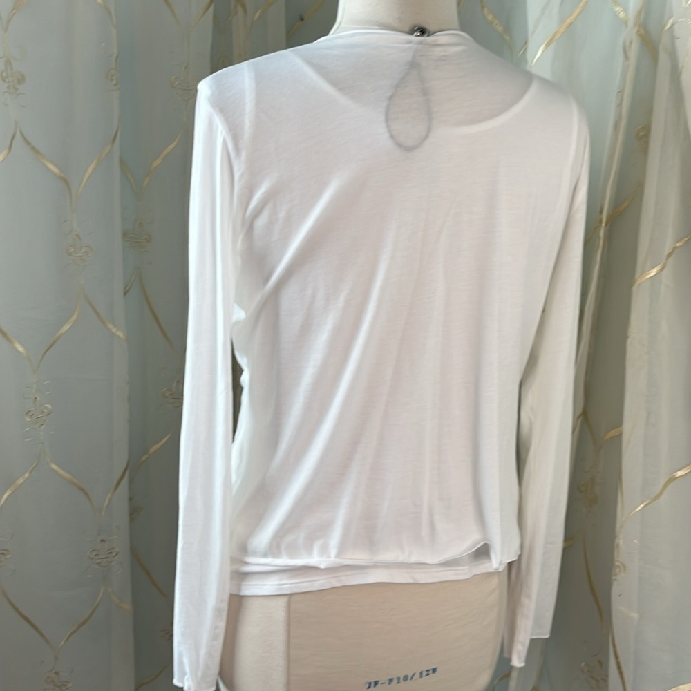 J. Jill Pima 2-Piece Cotton Tank Top and Tie Front Shirt- NEW! - Picture 4 of 6